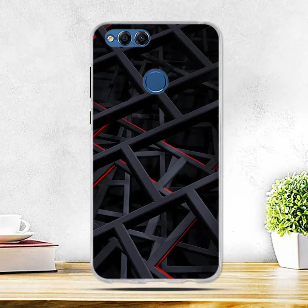 10 Чехол для huawei Honor 7X Чехол Мягкий силиконовый чехол для huawei Honor 7X L21 L22 L24A чехол для huawei Honor 7 X чехол для телефона s - Цвет: 10