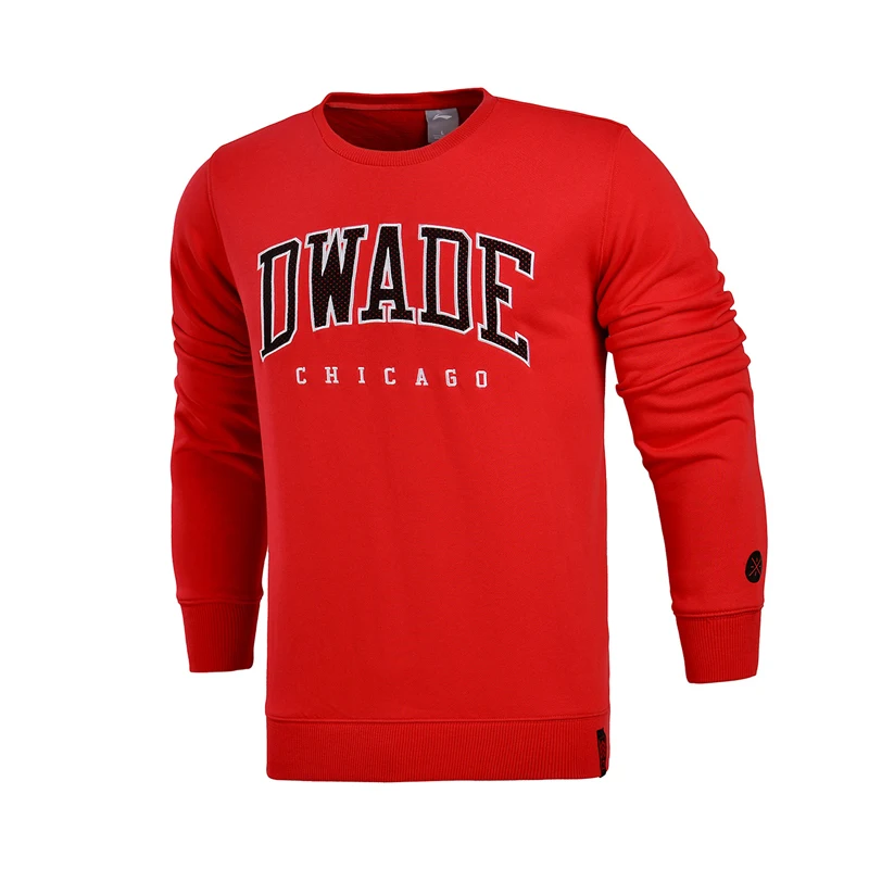 Li-Ning мужские вязанные свитера Wade Po 83% хлопок 17% полиэстер куртки удобные с