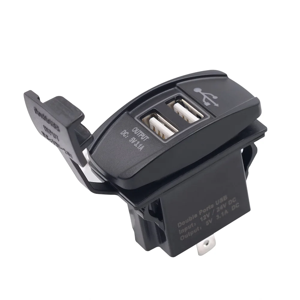 AOSHIKE автомобильное зарядное устройство с двойным USB интерфейсом 5 в 2 1 А