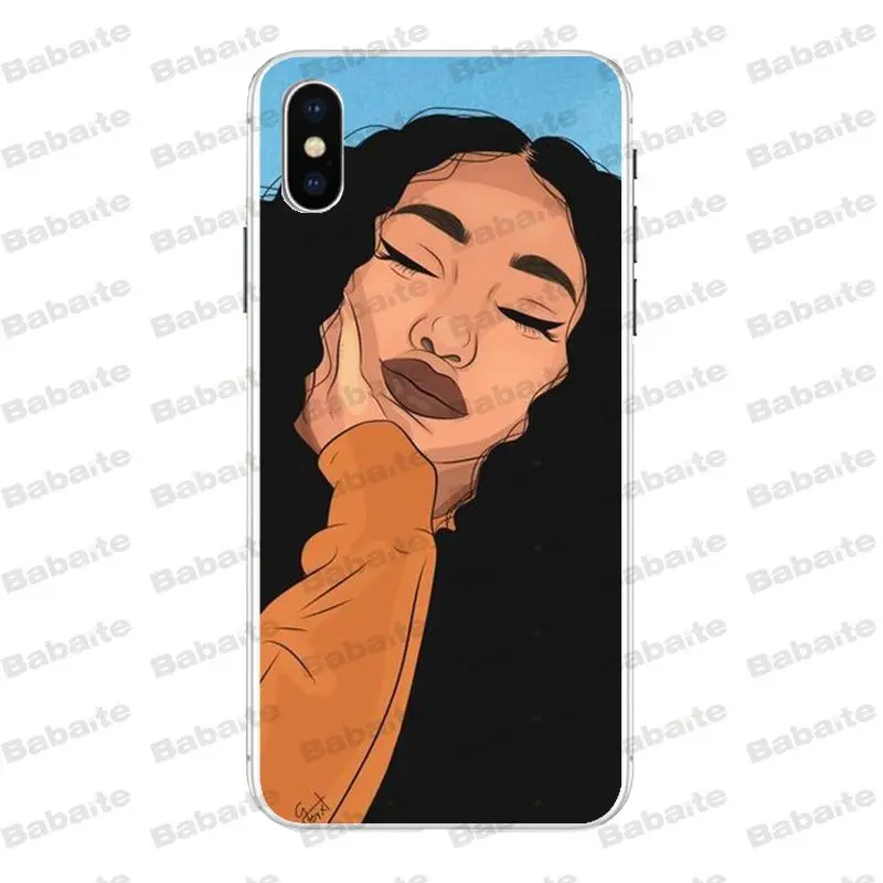 Babaite Queen афро меланин поппин черный девушка чехол для телефона iPhone X Xs Xr XsMax 7 7plus 8