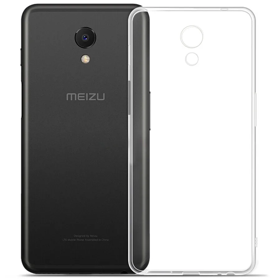 Для Meizu M6S Mblu S6 Чехол прозрачный ультра тонкий противоударный ТПУ силиконовый