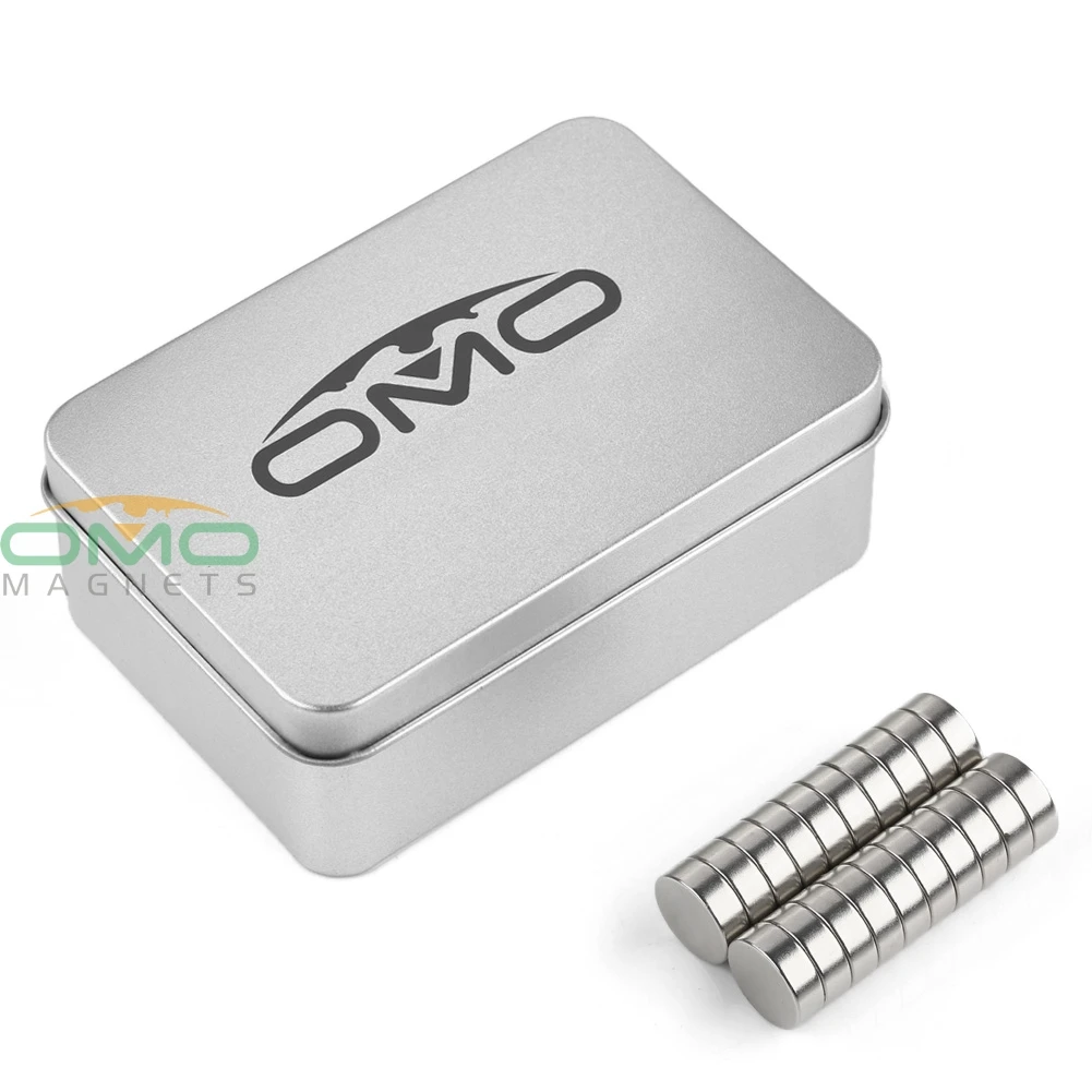 OMO Magnetics 20 шт. N50 Супер Сильные круглые дисковые цилиндрические Магниты