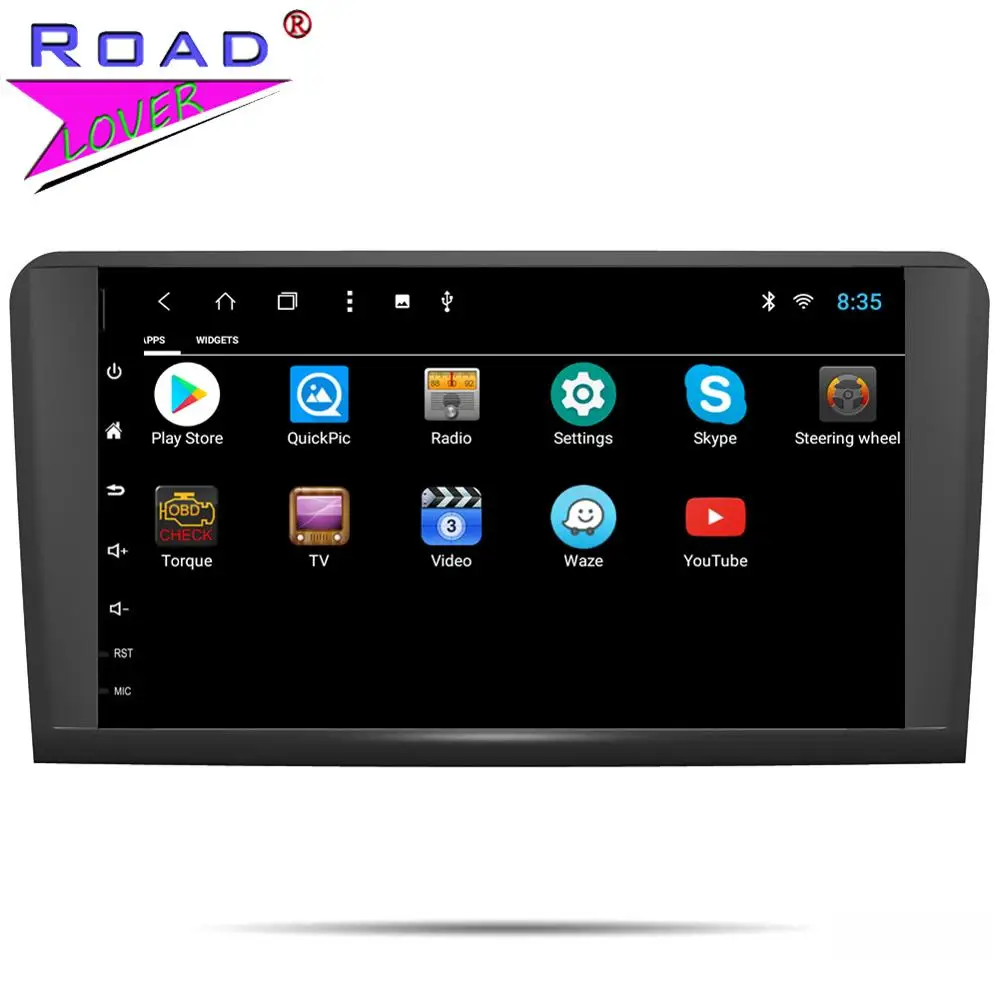 Автомобильный радиоприемник Android 8 1 DVD мультимедийный плеер для Benz ML W164 2005 2013