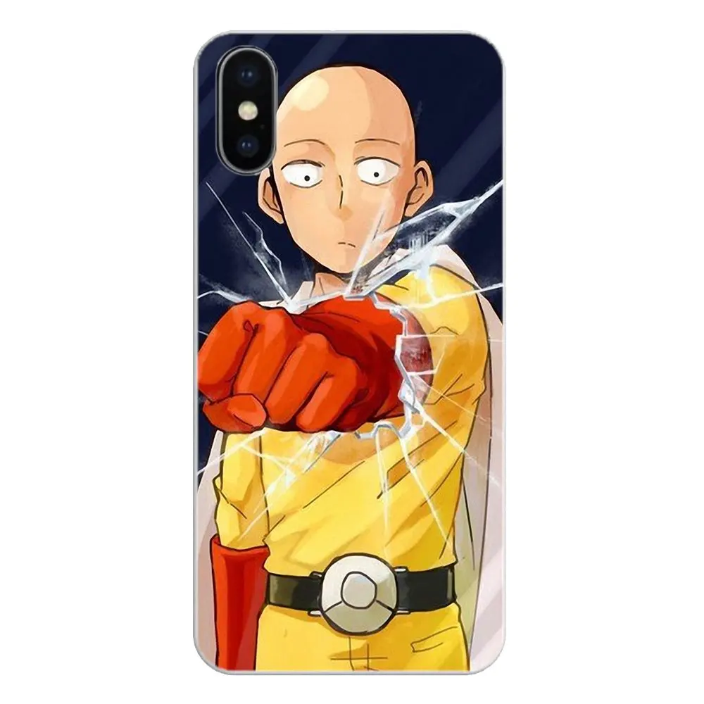 Soft Case Cover For iPhone XS Max XR X 4 4S 5 5S 5C SE 6 6S 7 8 Plus Samsung Galaxy J1 J3 J5 J7 A3 A5 Anime Bleach One Punch Man |