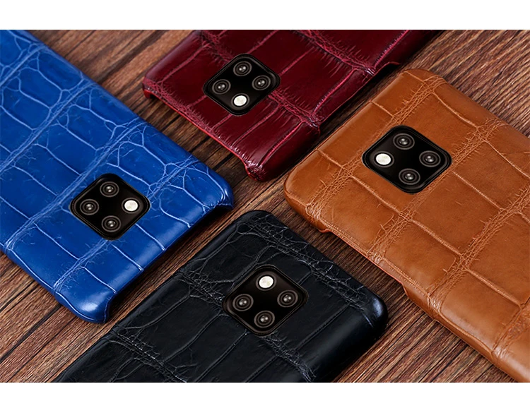 Чехол для телефона из натуральной кожи крокодила для huawei mate 20 pro mate 9 pro из крокодиловой кожи индивидуальный клетчатый защитный чехол
