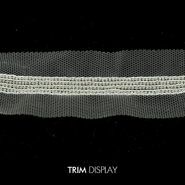 Металлические шарики из бисера плетеная отделка сетка кружево украшенная лентой