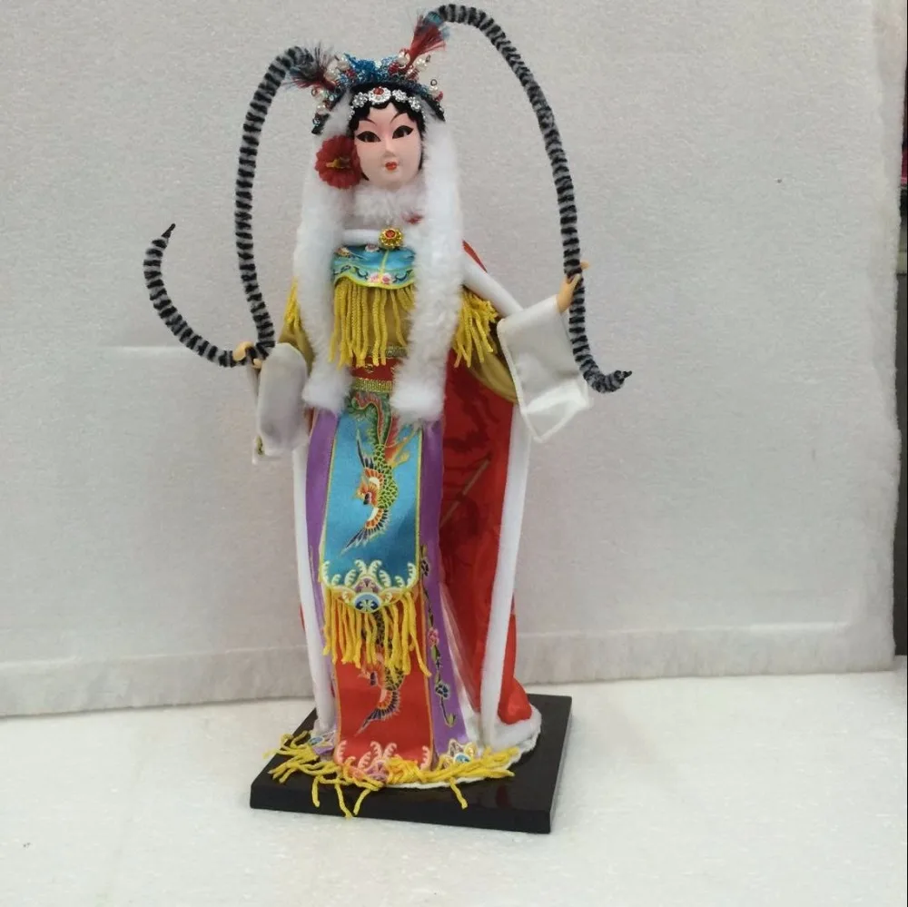 30*10 см китайское сырье ручной работы шелковые прикольные люди Opear фигура костюм