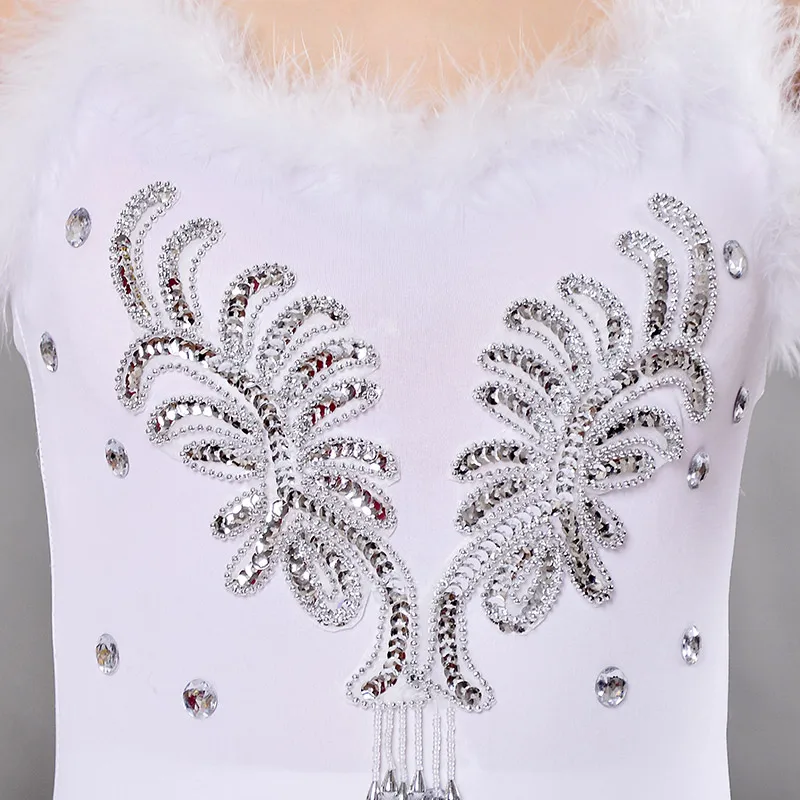 Белое балетное танцевальное платье для взрослых женщин детей женское со