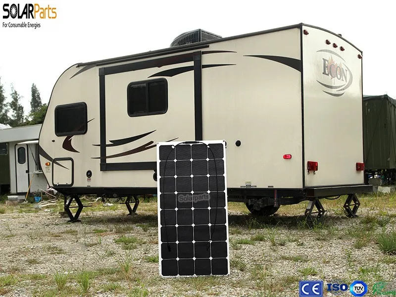 Solarparts 1x30 Вт Гибкие Фотоэлектрические Солнечные Панели зарядное устройство