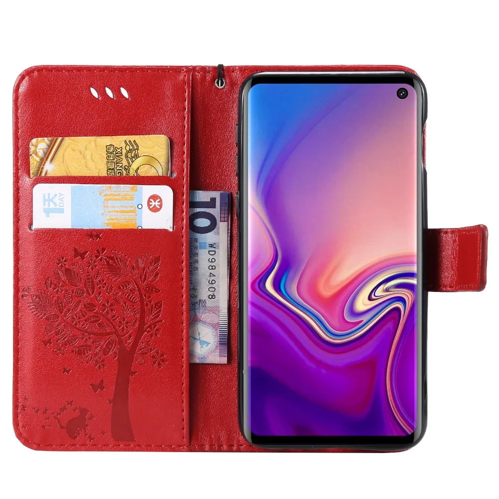 Флип Чехол Для samsung Galaxy S10 S8 S9 S6 S7 край S3 S4 S5 J1 J3 J5 J7 A5 A3 J4 J6 A6 A7 A8 A9 из искусственной кожи чехол-портмоне