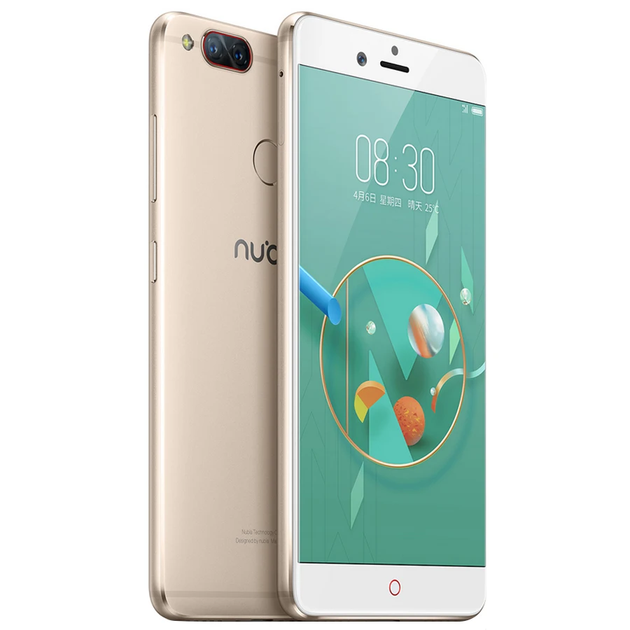 Оригинал Nubia Z17 Mini 4 Гб Оперативная память 64 Встроенная двойная задняя камера