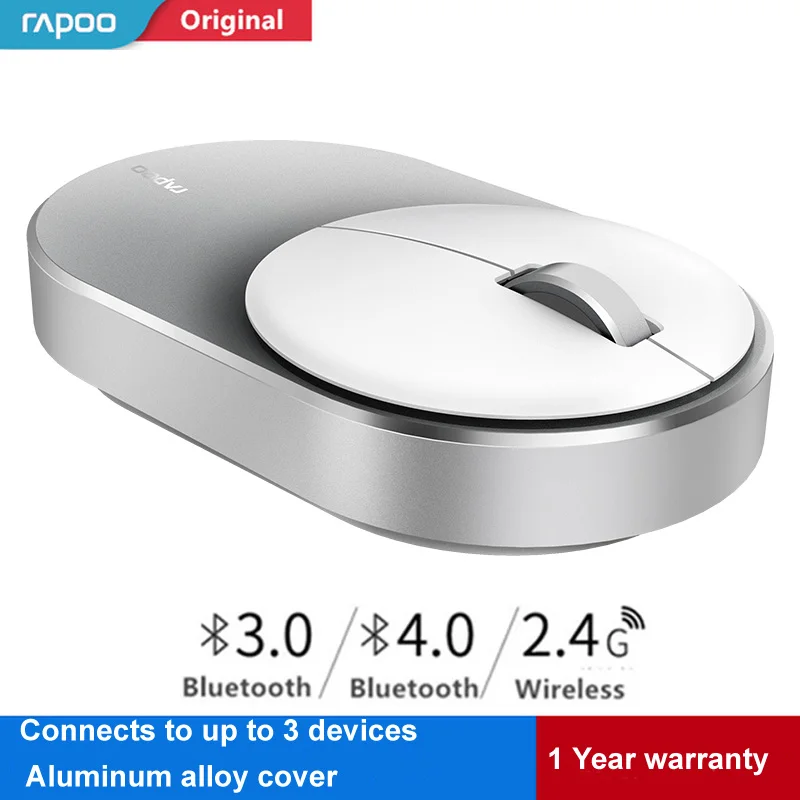 Многорежимная Беспроводная мышь Rapoo M600 для ноутбука/смартфона подключается к 3