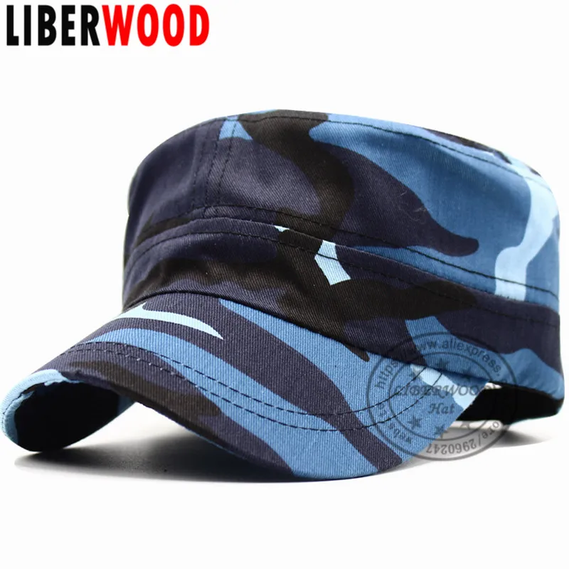 LIBERWOOD, новинка, армейский кадетский патруль, камуфляжная кепка, Casquette, синяя камуфляжная кепка, Мужская кепка, армейский Топ, кепка, охотничьи кадетские головные уборы
