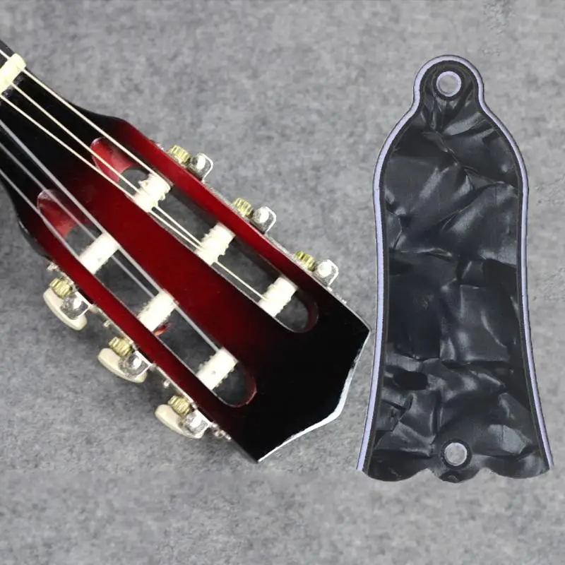Гитарная ферменная планка с 2 отверстиями для Gibson style для Les Paul для LP гитара черного цвета с жемчужинами аксессуары для музыкальных инструментов