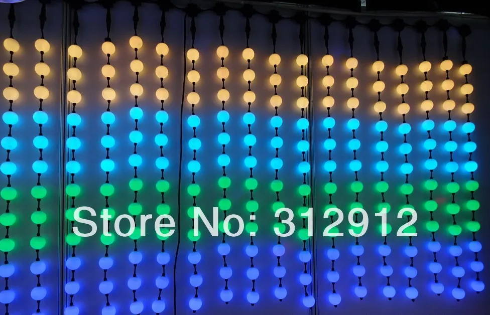 40 шт. 360 градусов 50 мм WS2821A DMX512 управляемый светодиодный пиксель Глобус молочный