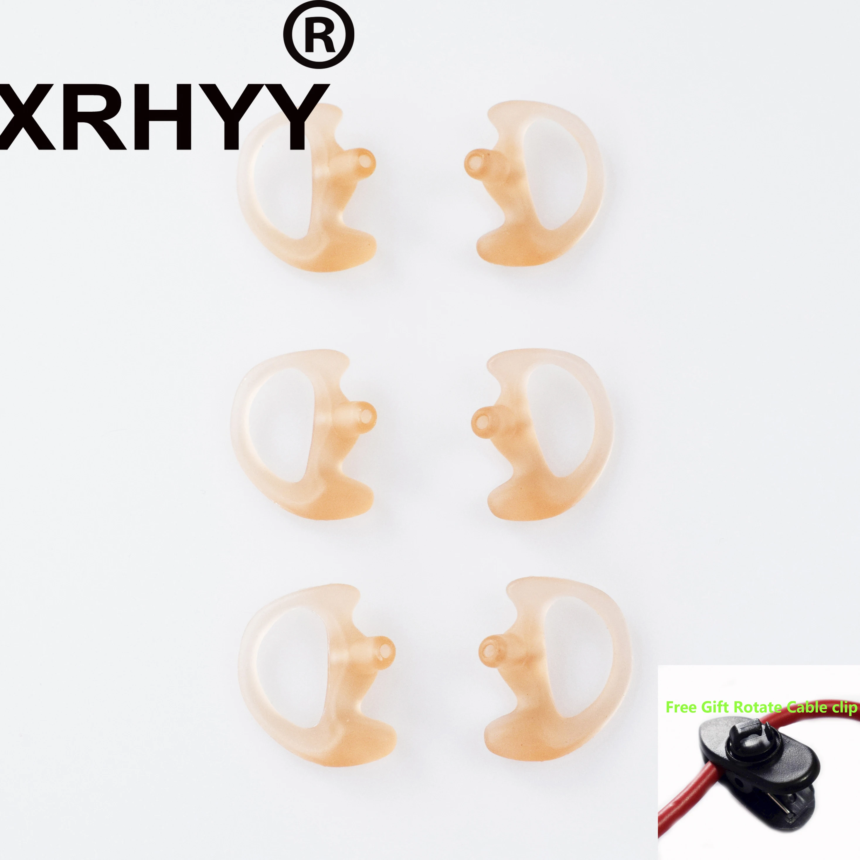 Сменные силиконовые наушники XRHYY наушники-вкладыши для двусторонней радиосвязи