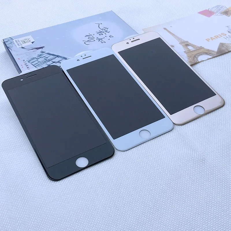 VIAERSON углеродное мягкое анти-шпионское Закаленное стекло протектор для iPhone X 6 6s