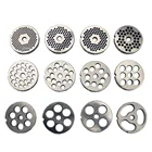 Сменный диск для шлифовальная плита мяса типа #32, отверстие 3-24 мм, измельчитель из марганцевой стали для миксера, пищевого измельчителя