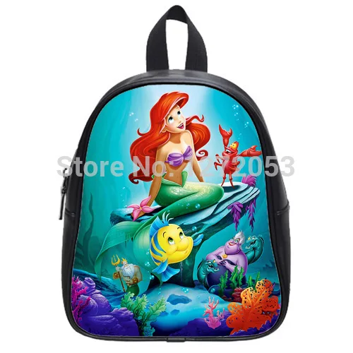 Top Quality The Little Mermaid Backpack Custom Kid's School Bag Best Gift For Children U4513697 | Багаж и сумки