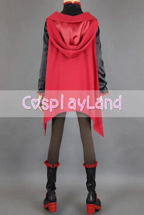 RWBY Season 1 Red Trailer Ruby Rose Black Gothic Dress Anime Cosplay Costume Halloween Party for Women | Тематическая одежда и