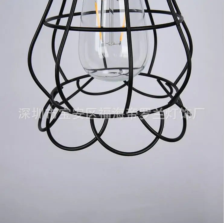 Креативная люстра в стиле лофт для интерьера потолочная лампа железный