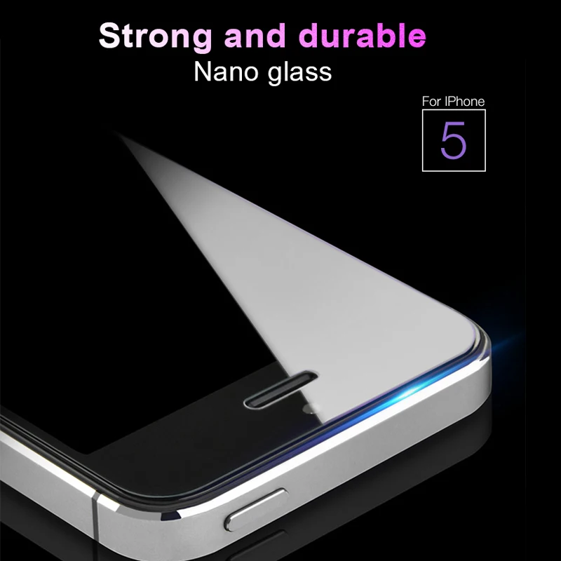 BXE ультра-тонкий Премиум-экран протектор на iPhone 5S 5 SE 5C закаленное стекло HD