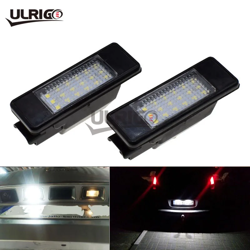 

2PCS LED SMD de Plaque D'immatriculation PourCITROEN C2 3D/C3 5D/C4 3D/C4 5D/C5 4D/C5 5D/C6 4D/C8 4D DS3 3D License Plate Lights
