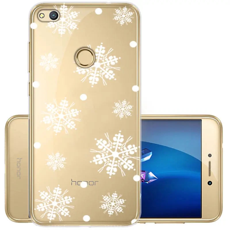 Окрашенный Мягкий ТПУ чехол для Huawei P8 P9 Lite 2017 прозрачный силиконовый Y5 Y6 P Smart Honor 10