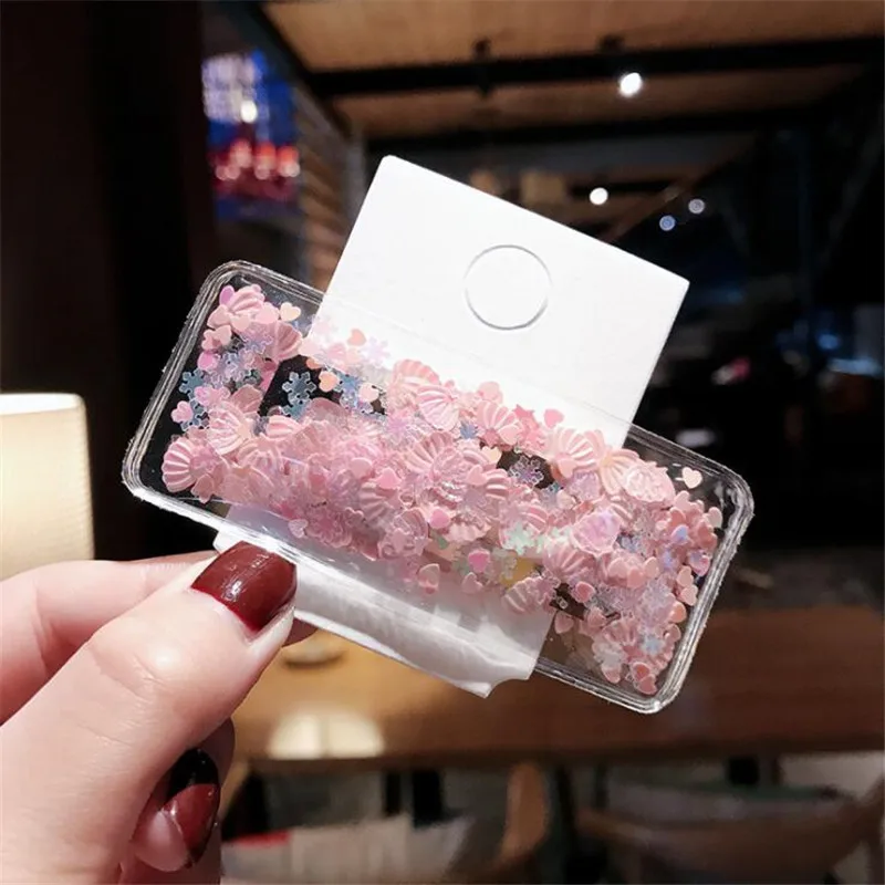 light pink Милые простые прозрачные заколки для волос для девочек, заколки для волос для девочек, заколки для детей, заколки для волос, головные уборы - Цвет: light pink