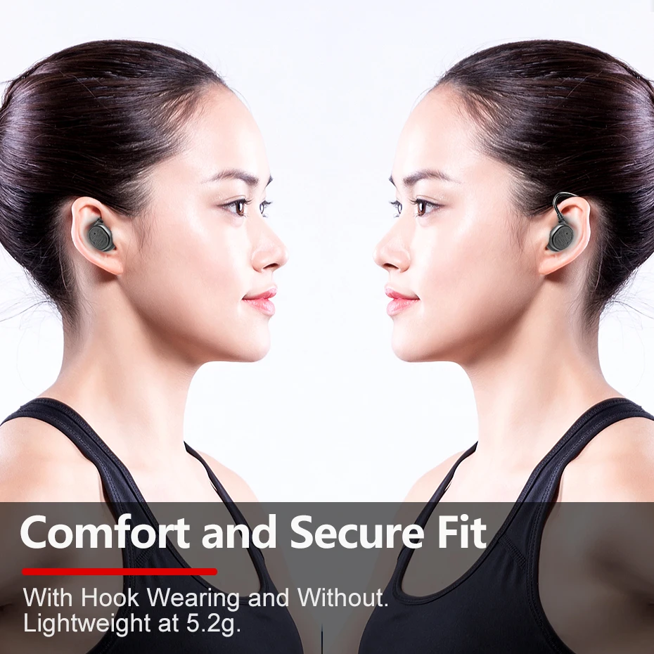 Наушники вкладыши TWS Bluetooth 5 0 наушники стерео беспроводной активное