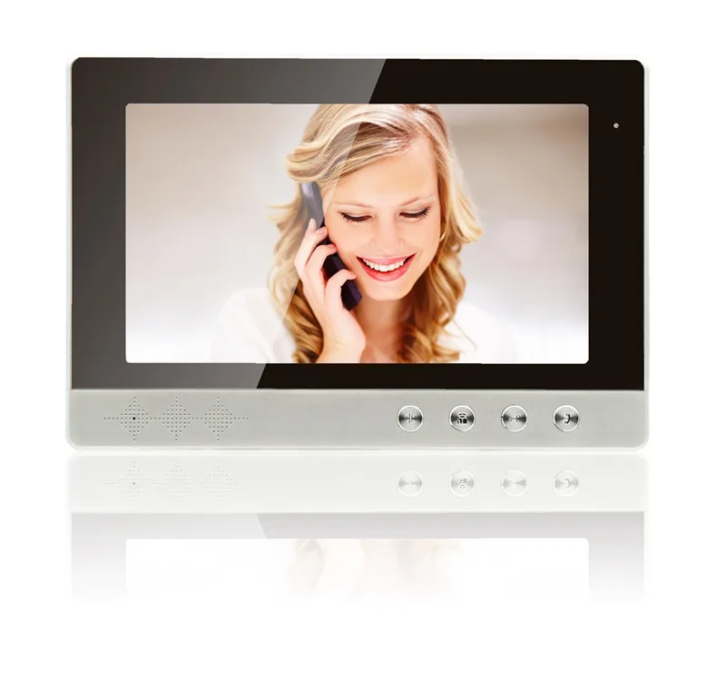 New Arrival 10 inch TFT Color Wired Digital One to Twelve Video Door Phone Waterproof Smart Home Video Intercom System D144b