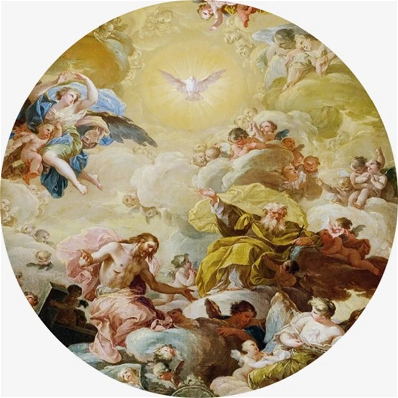 3d росписи обои для стен потолка светильник бассейн религия | Обустройство дома