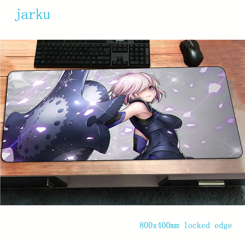 Fate grand order коврик для мыши 800x400x2 мм игровой Аниме 3d офисный notbook Настольный pc padmouse