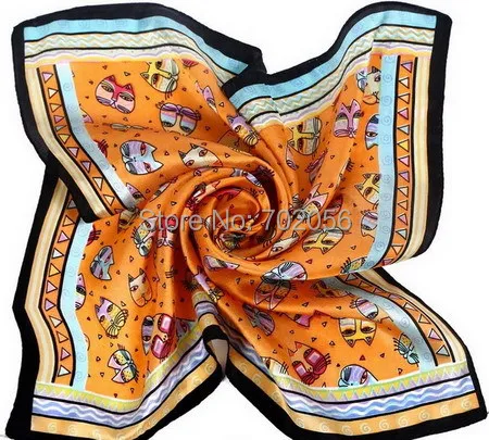 Новое поступление квадратный шелковый шарф платок оптовая продажа розничная