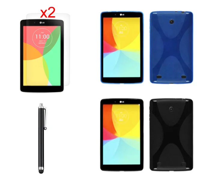 X Line Матовый ТПУ гелевый силиконовый чехол Резиновый сумка + 2 * Прозрачная пленка