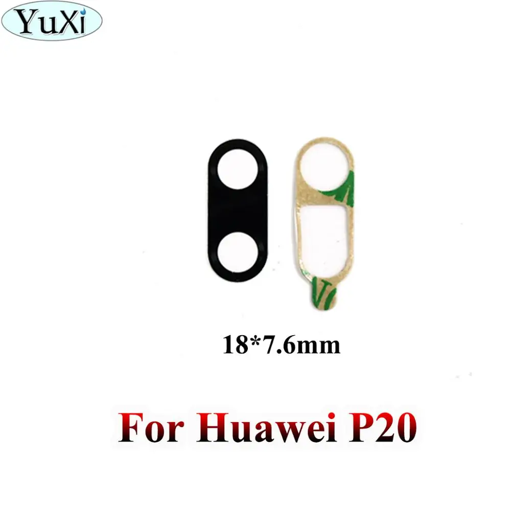 Стеклянный объектив задней камеры YuXi для Huawei Ascend P20 lite pro P10 P9 Plus P8 max P7 с клейкой