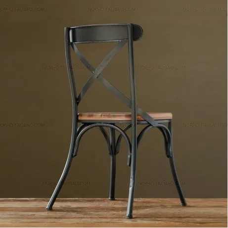 Американская кантри oft ретро мебель для гостиной дерево кованого железа кофе бар