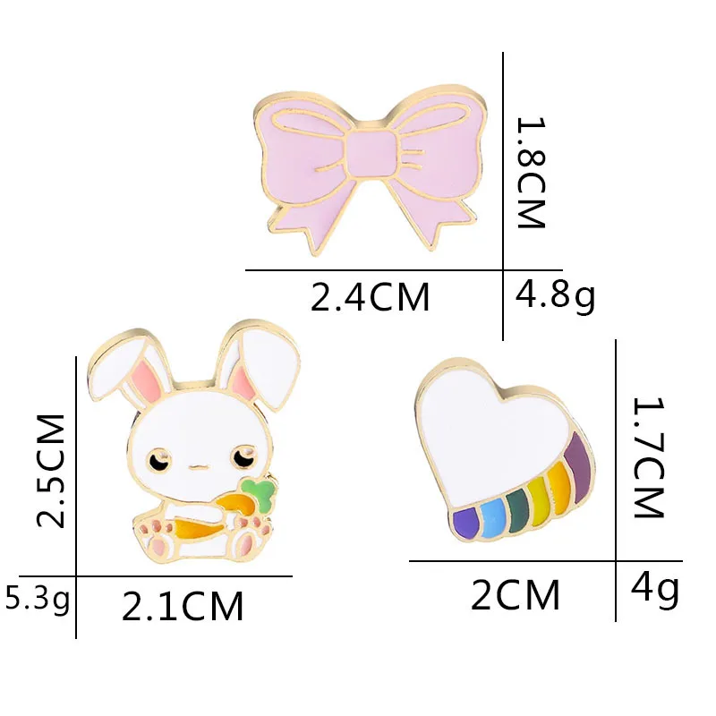 Подарочная брошка с милым японским Кроликом высокое качество | Украшения и