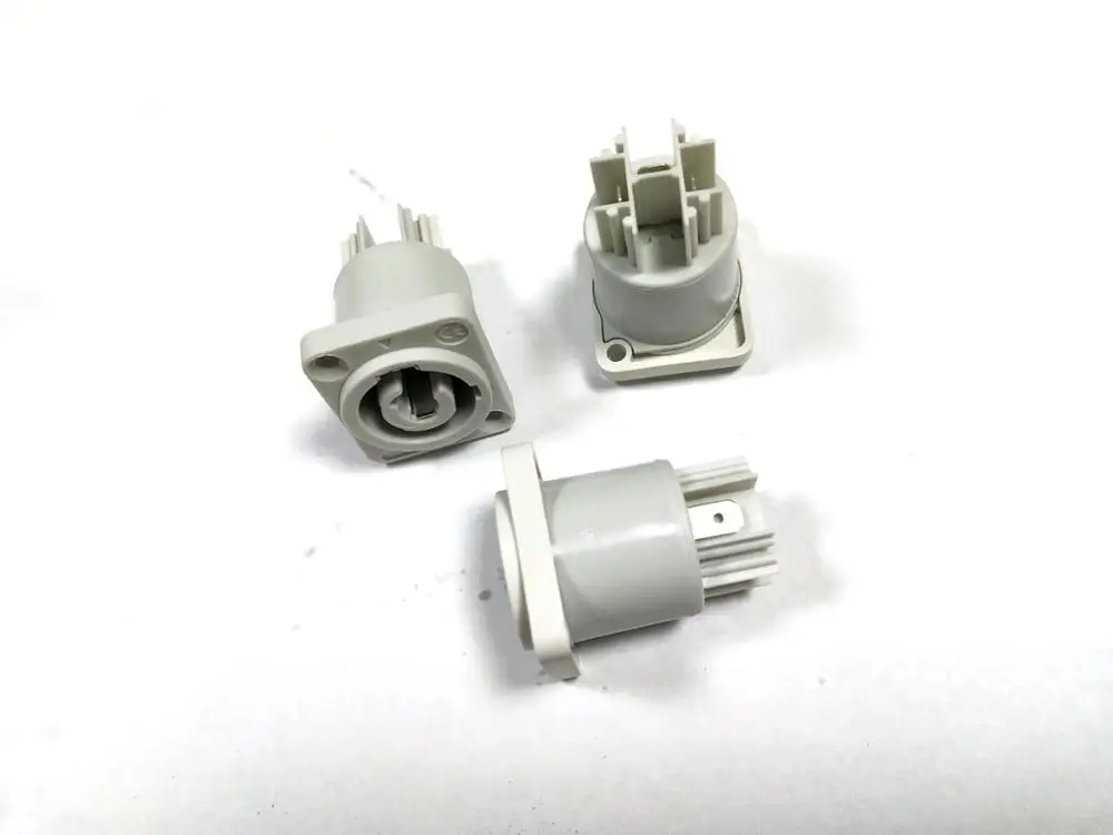 30 шт. серый разъем Powercon Chassis 20A 3-контактный питания NAC3MPA-1 и NAC3MPB-1 для электрической