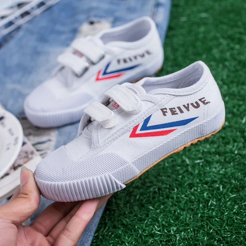 Детские кунг-фу Feiyue обувь Боевые искусства Тай Чи тхэквондо ушу обувь для карате спортивные тренировочные кроссовки белые