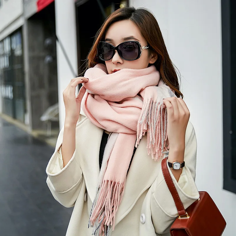 Зимний шарф Бросился взрослых 2018 осень и зима новинка оптовая продажа имитация