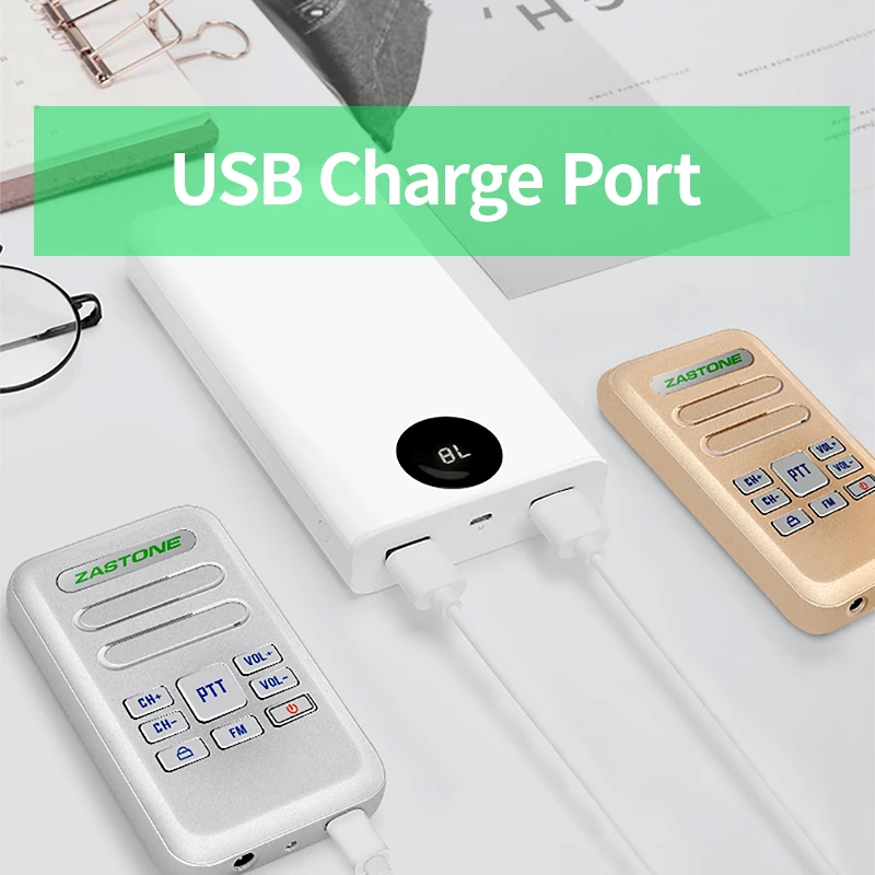 2 шт./лот мини портативной рации ZASTONE Mini6 Портативный рация 2 W 16CH 1000 mAh UHF 400-470 МГц двусторонней радиосвязи КВ трансивер