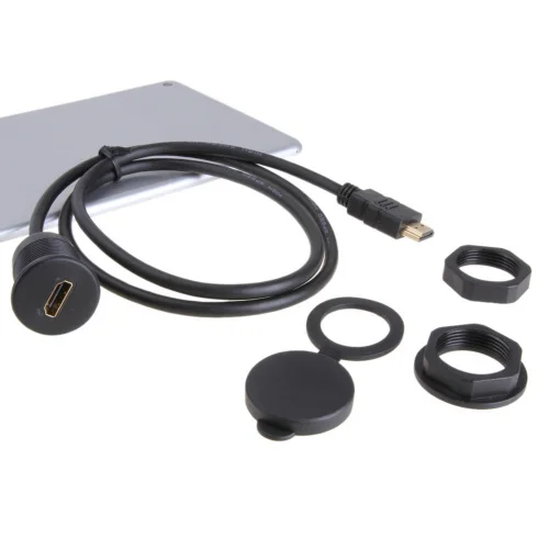 Кабель HDMI для скрытого монтажа-1 метр 3ft удлинитель приборной панели кабель