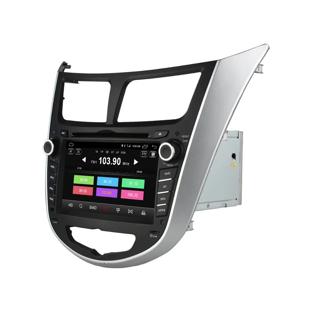 Ownice c500 4 Core 2 ГБ RAM Android 6.0 din dvd плеер АВТОМОБИЛЯ для Hyundai Solaris Verna i25 Accent Attitude Blue 2011 2012 GPS
