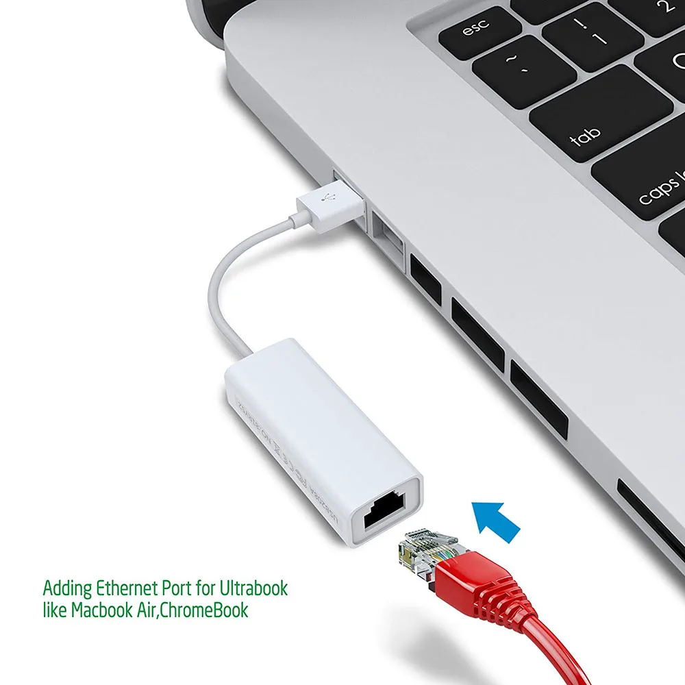 Адаптер Ethernet с USB 2 0 на RJ45 сетевой адаптер полным объемом 10/100 Мбит/с для Windows Mac