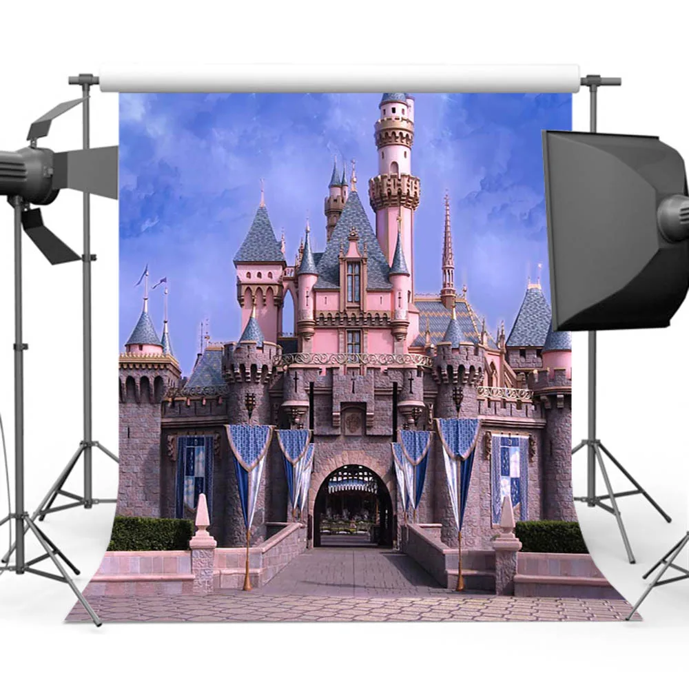 Фотофон Mehofoto с изображением замка принцессы для темативечерние в честь Дня