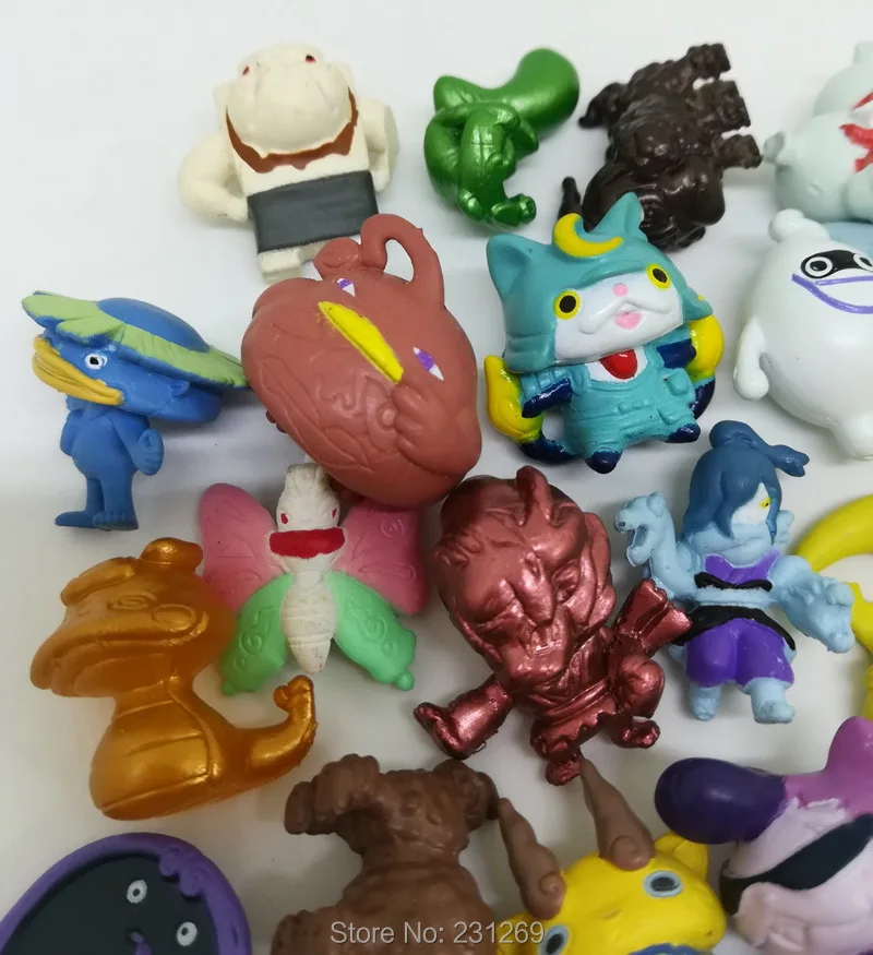 Отправляется случайным образом 10 шт. все разные Японские Аниме Youkai Yokai Yo Kai часы 2
