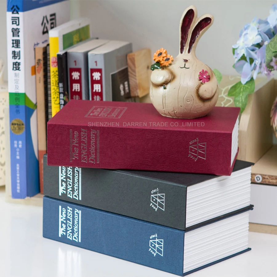 Английский словаря книга Сейф Коробка английского языка Книга наличные деньги
