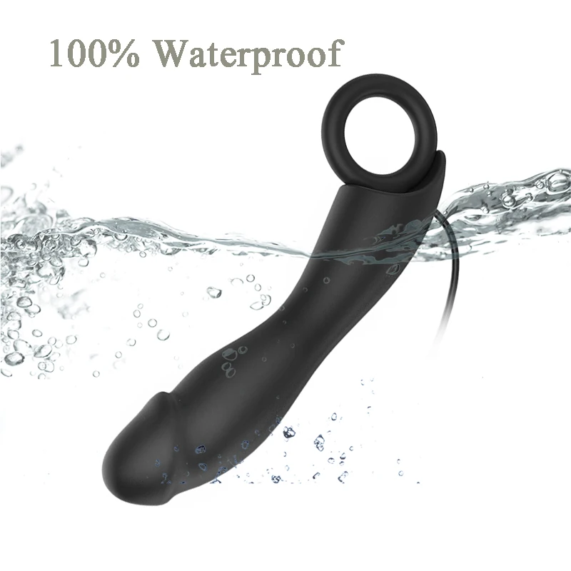 Erotic 7 Frequency Vibrating Anal Dildo Vibrator Silicone Butt Plug Penis Prostate Massager Sex Product Toys | Красота и здоровье