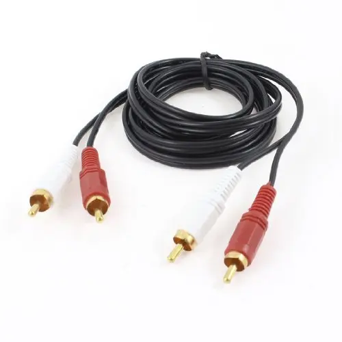 TTKK абсолютно новый двойной RCA Phono штекер папа аудио кабель свинцовый Разъем